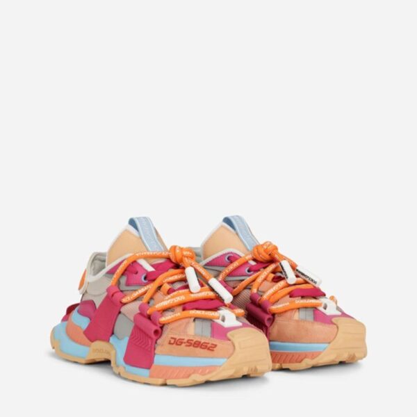 Dolce & Gabbana Chunky Sole Colour-Block Sneakers - Image 3