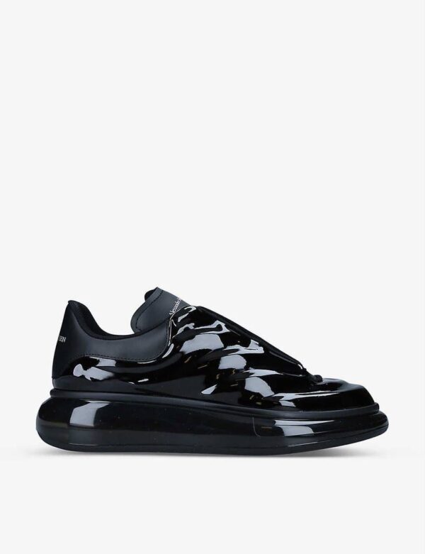 Alexander Mcqueen Sneakers Oversized in Black Leather