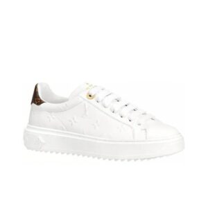 LOUIS VUITTON Time Out Casual Shoes Women's Low-Top White