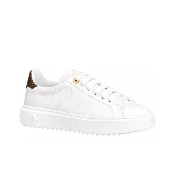 LOUIS VUITTON Time Out Casual Shoes Women's Low-Top White