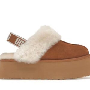 UGG Funkette 60mm Suede Slingback Slippers