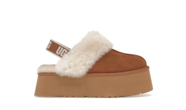 UGG Funkette 60mm Suede Slingback Slippers