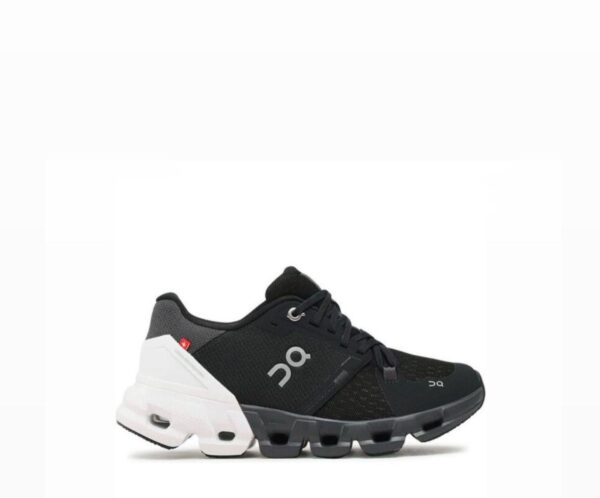 On Cloudflyer 4 Running Shoes Black White Sneakers