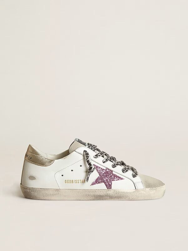 Golden goose rosa clearance glitter