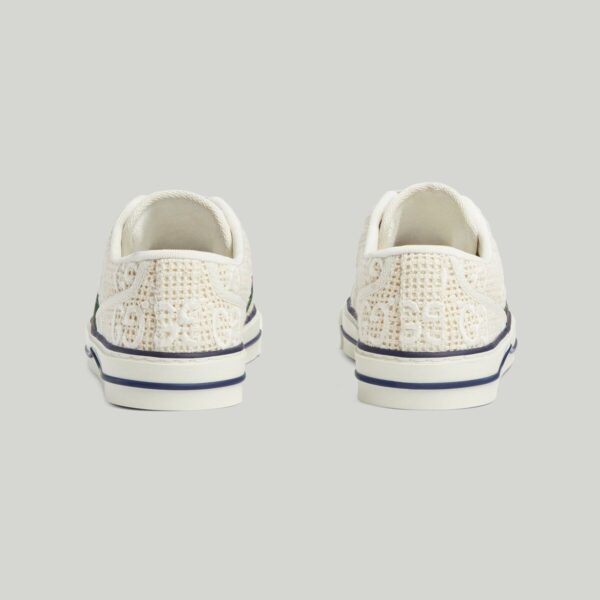 Gucci white Cotton Silk Tennis Racket Embroidered - Image 3