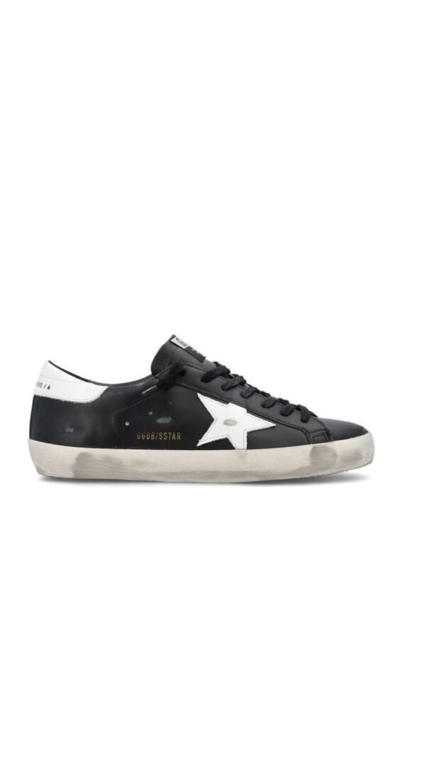 GOLDEN GOOSE SUPER STAR BLACK WHITE