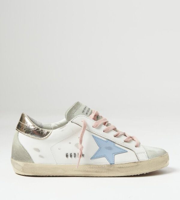 Super Star Sneaker in White, Ice & Platinum
