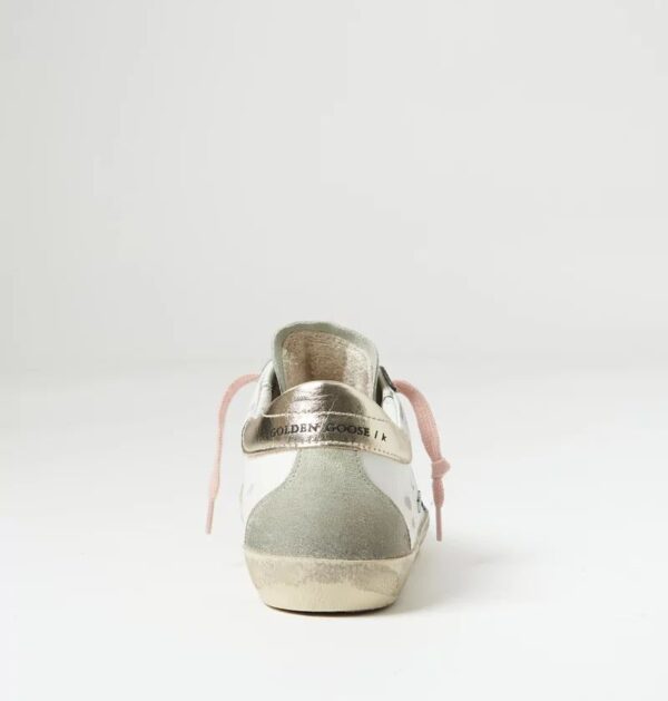 Super Star Sneaker in White, Ice & Platinum - Image 4