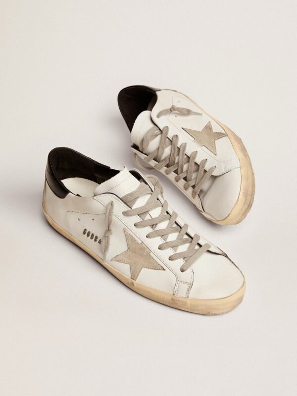 Super-Star with black heel tab and metal stud lettering - Image 2