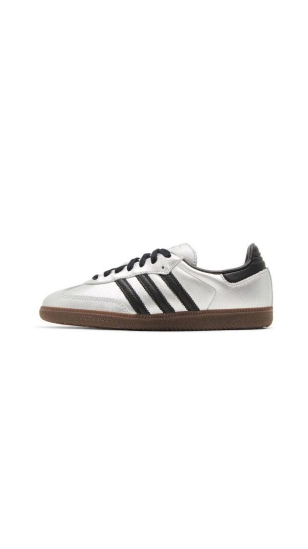 Adidas Samba 'Silver Metallic Black Gum' - Image 2