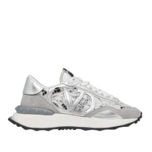 Valentino Wmns Lacerunner Low 'Lace - Silver Pastel Grey'