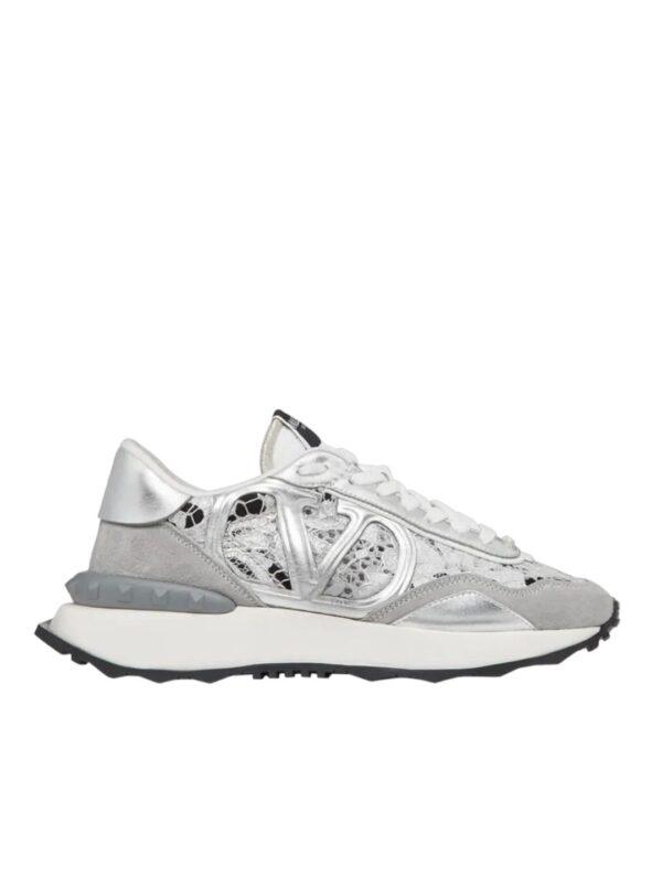 Valentino Wmns Lacerunner Low 'Lace - Silver Pastel Grey'