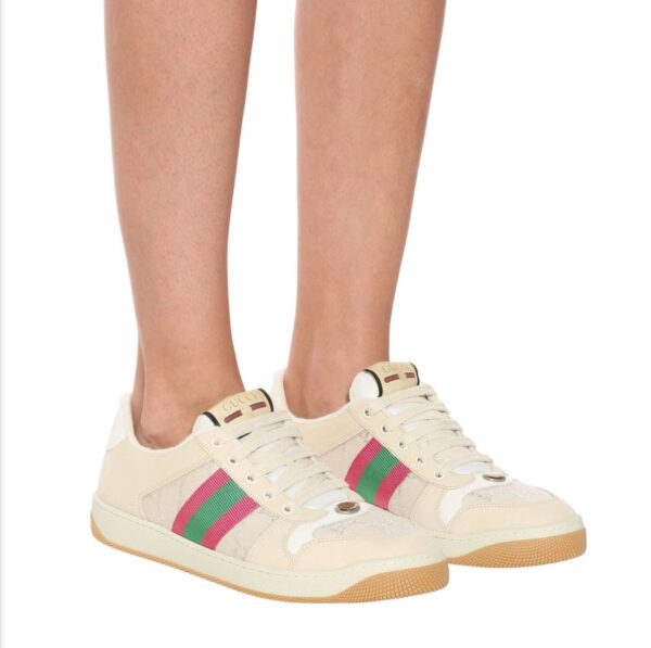 Gucci screener leather sneaker - Image 3