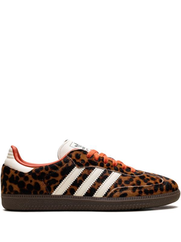 adidas , Samba OG leopard stripes trainers