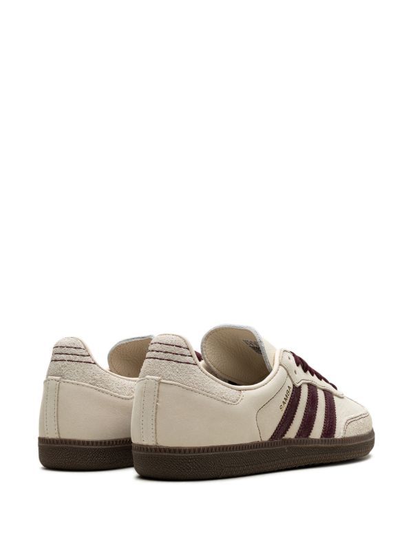 adidas Samba OG "Wonder White/Maroon" sneakers - Image 2