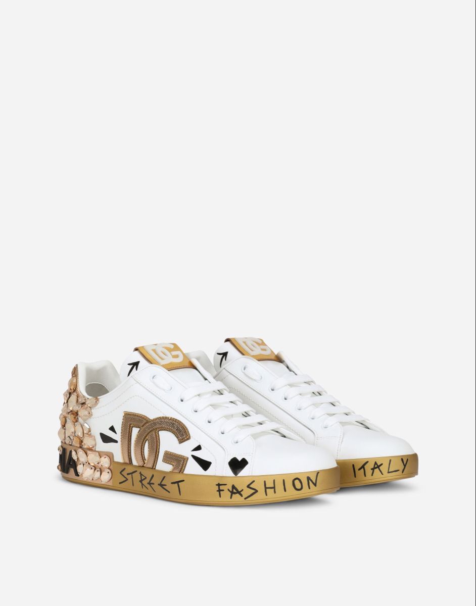Dolce & Gabbana Portofino low-top leather sneakers - Image 2