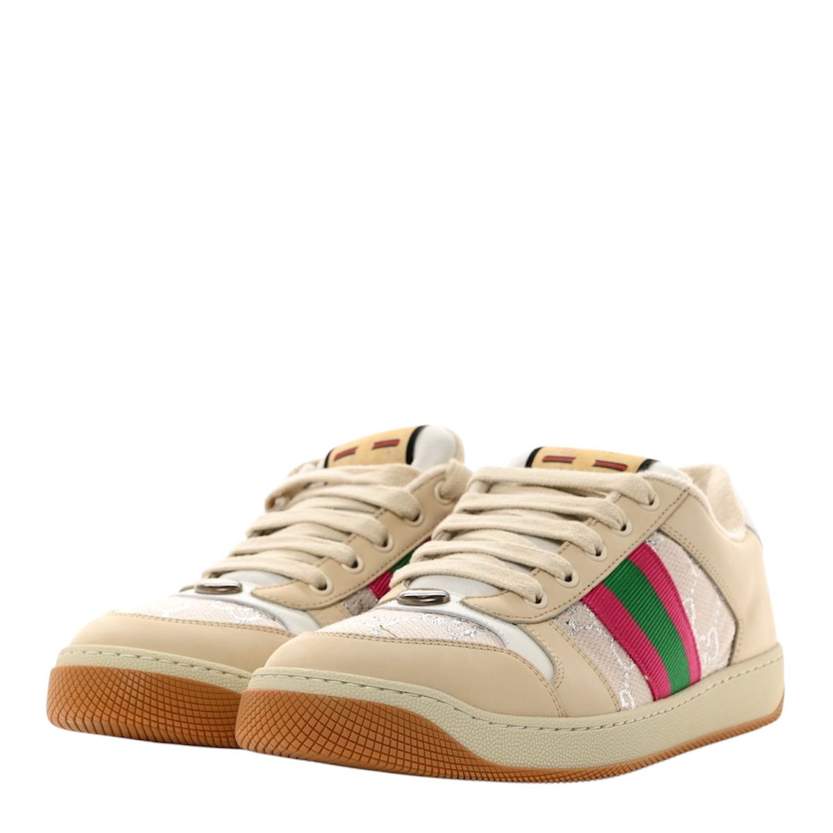 Gucci, Screener leather sneakers - Image 4