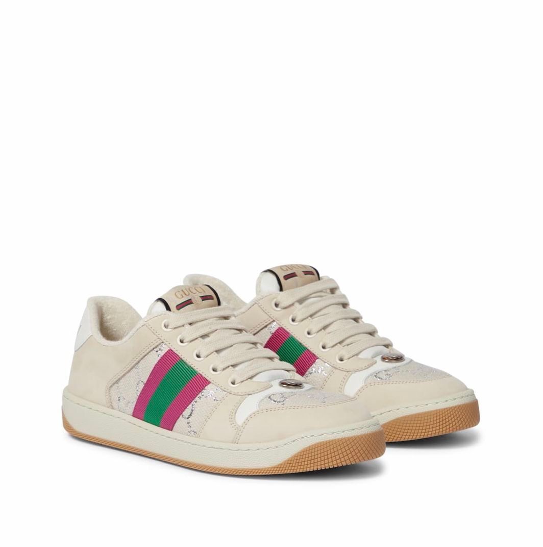 Gucci, Screener leather sneakers