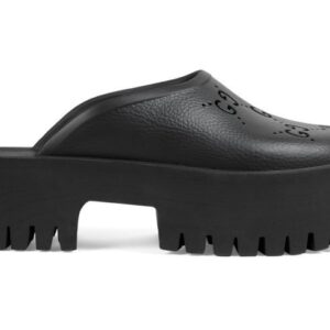 Gucci Rubber GG Monogram Perforated Elea Platform