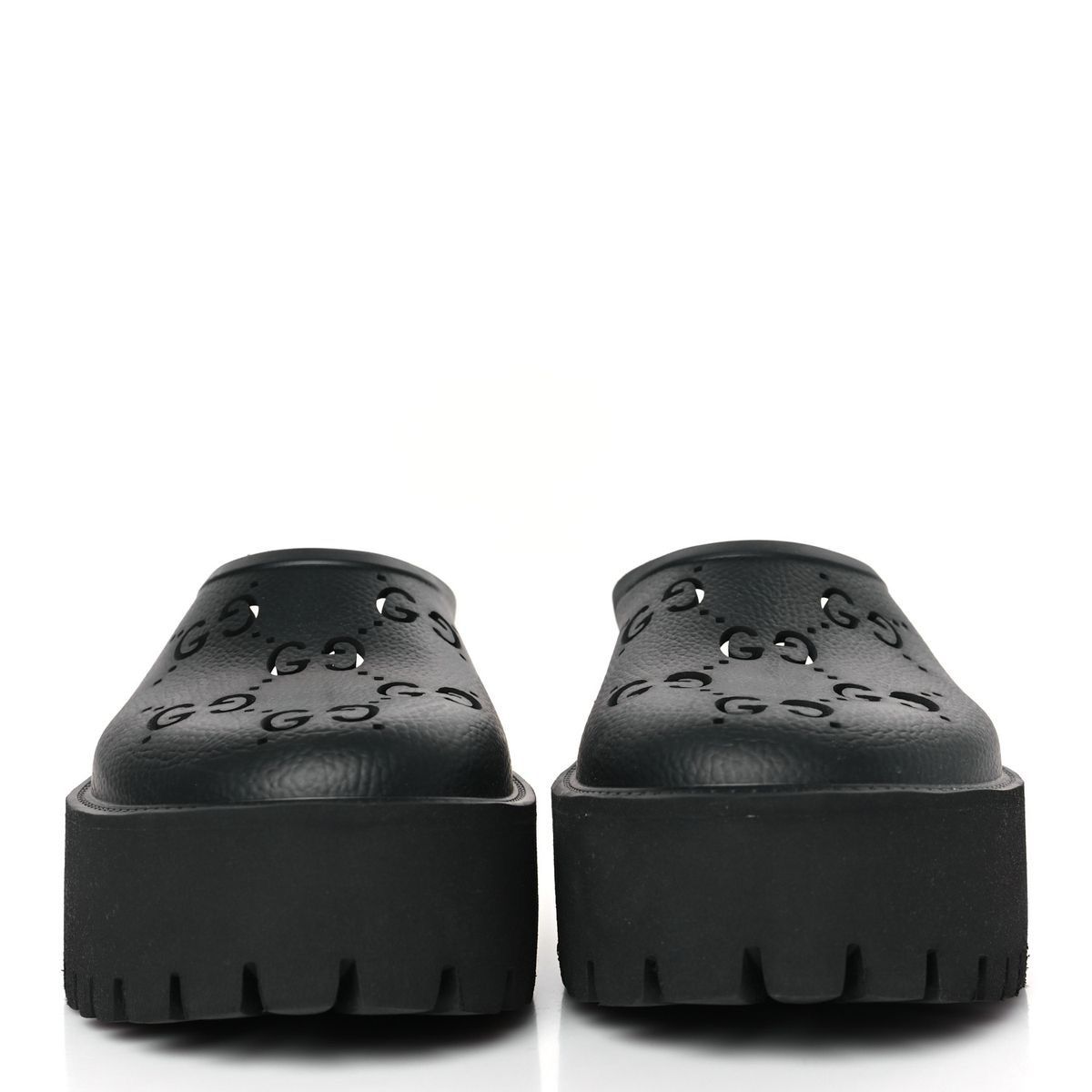 Gucci Rubber GG Monogram Perforated Elea Platform - Image 4
