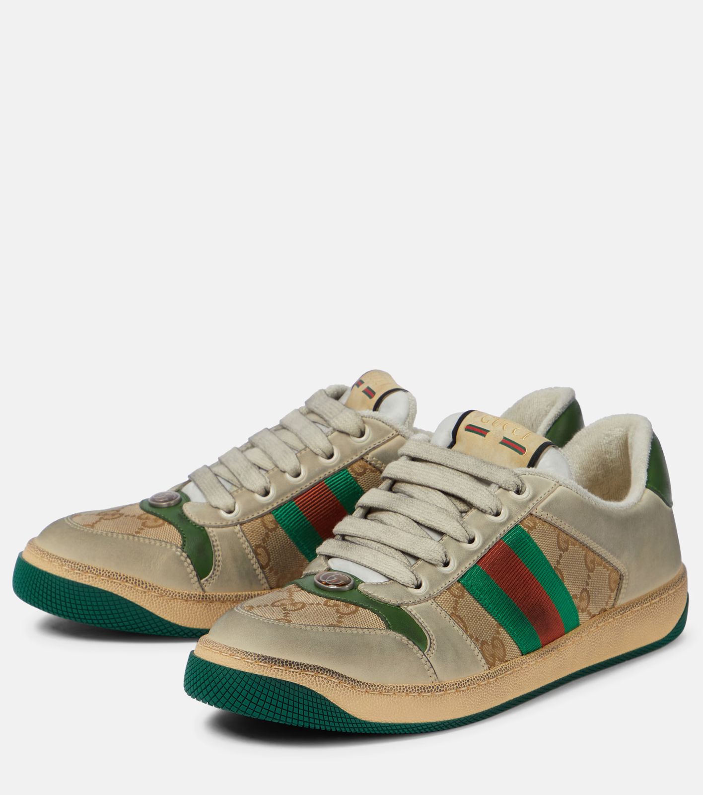 Gucci, Screener leather sneakers, Women and men - Image 2