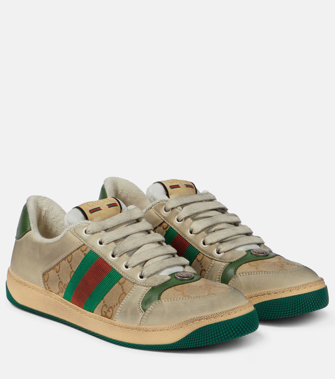 Gucci, Screener leather sneakers, Women and men