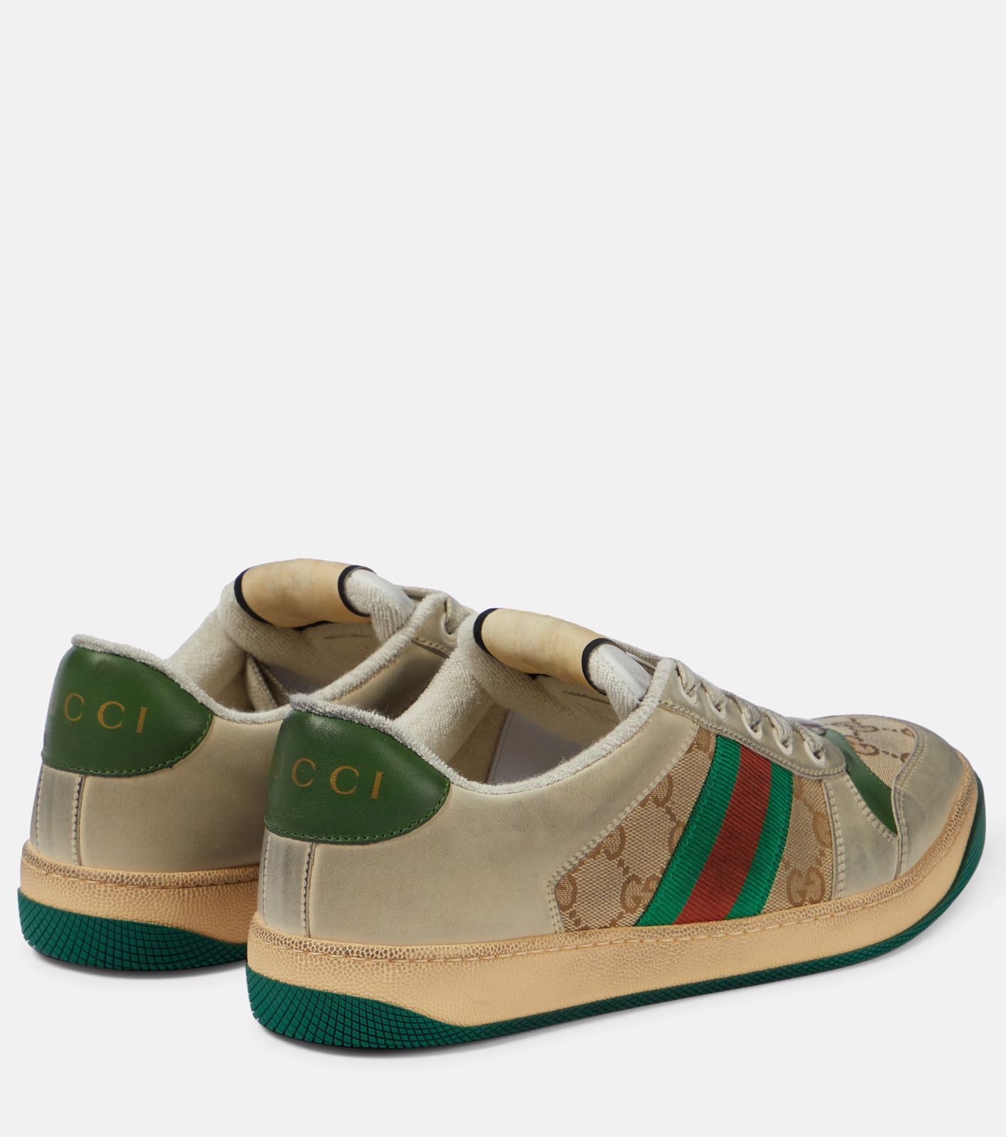 Gucci, Screener leather sneakers, Women and men - Image 3