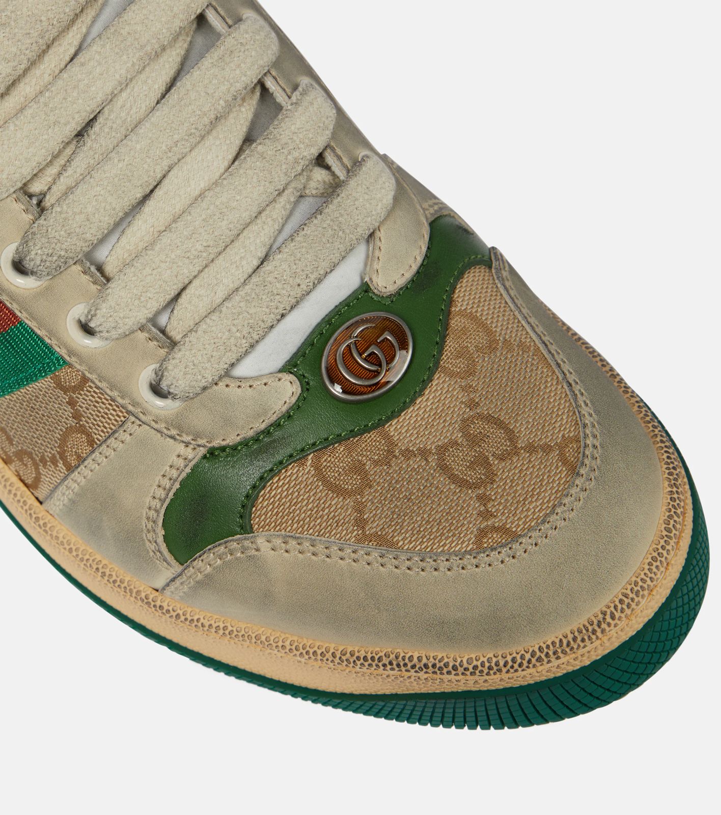 Gucci, Screener leather sneakers, Women and men - Image 4