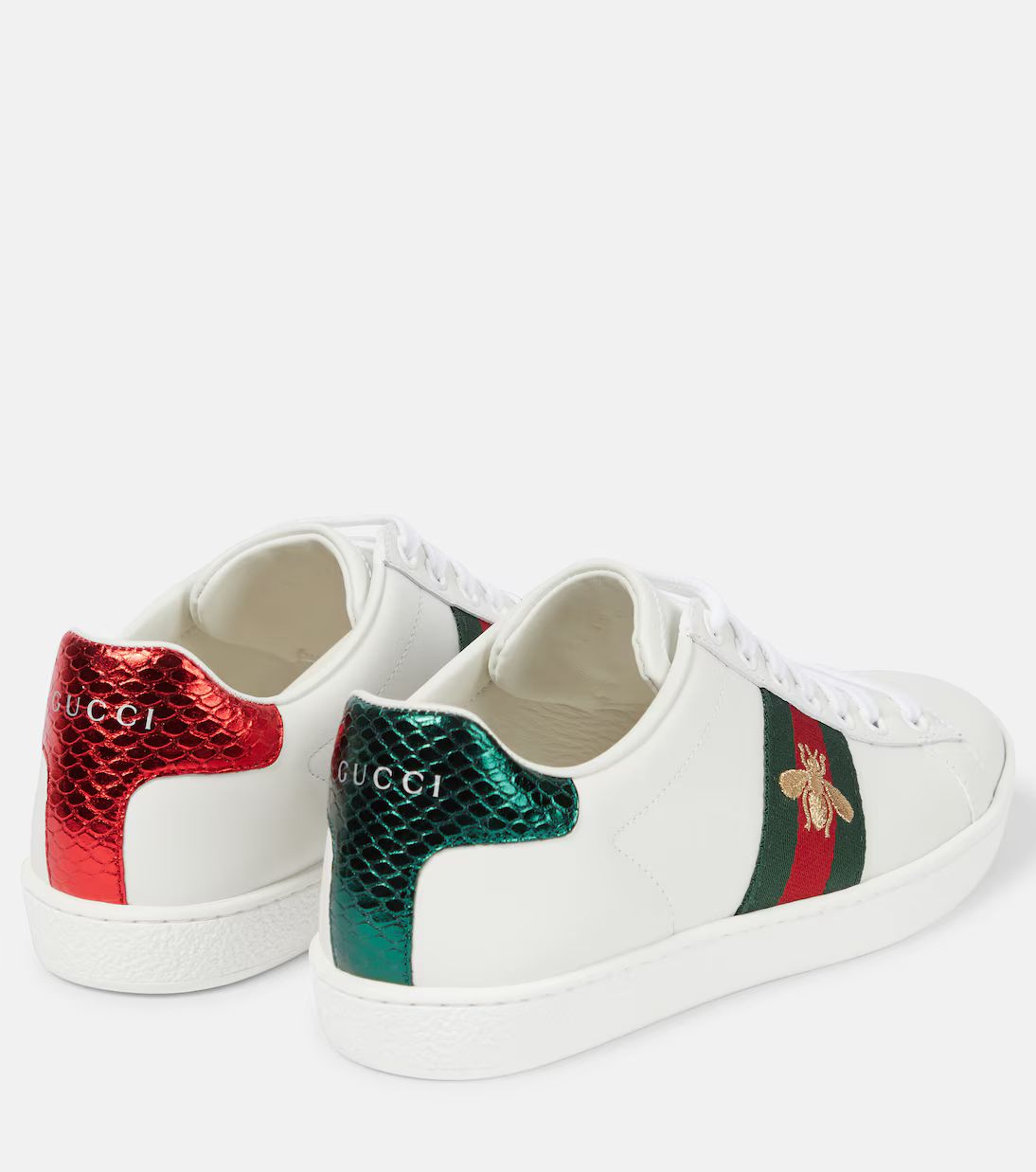 Gucci, Ace leather sneakers, Women, White - Image 2