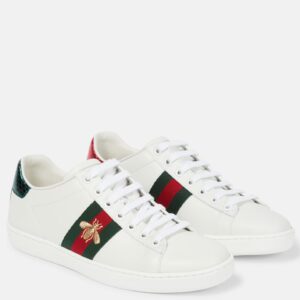 Gucci, Ace leather sneakers, Women, White