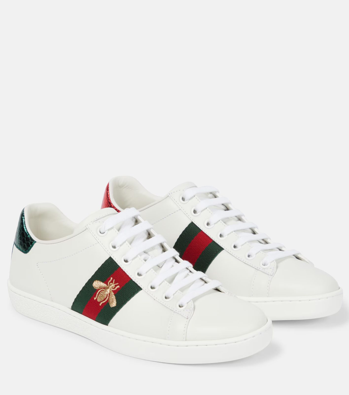 Gucci, Ace leather sneakers, Women, White