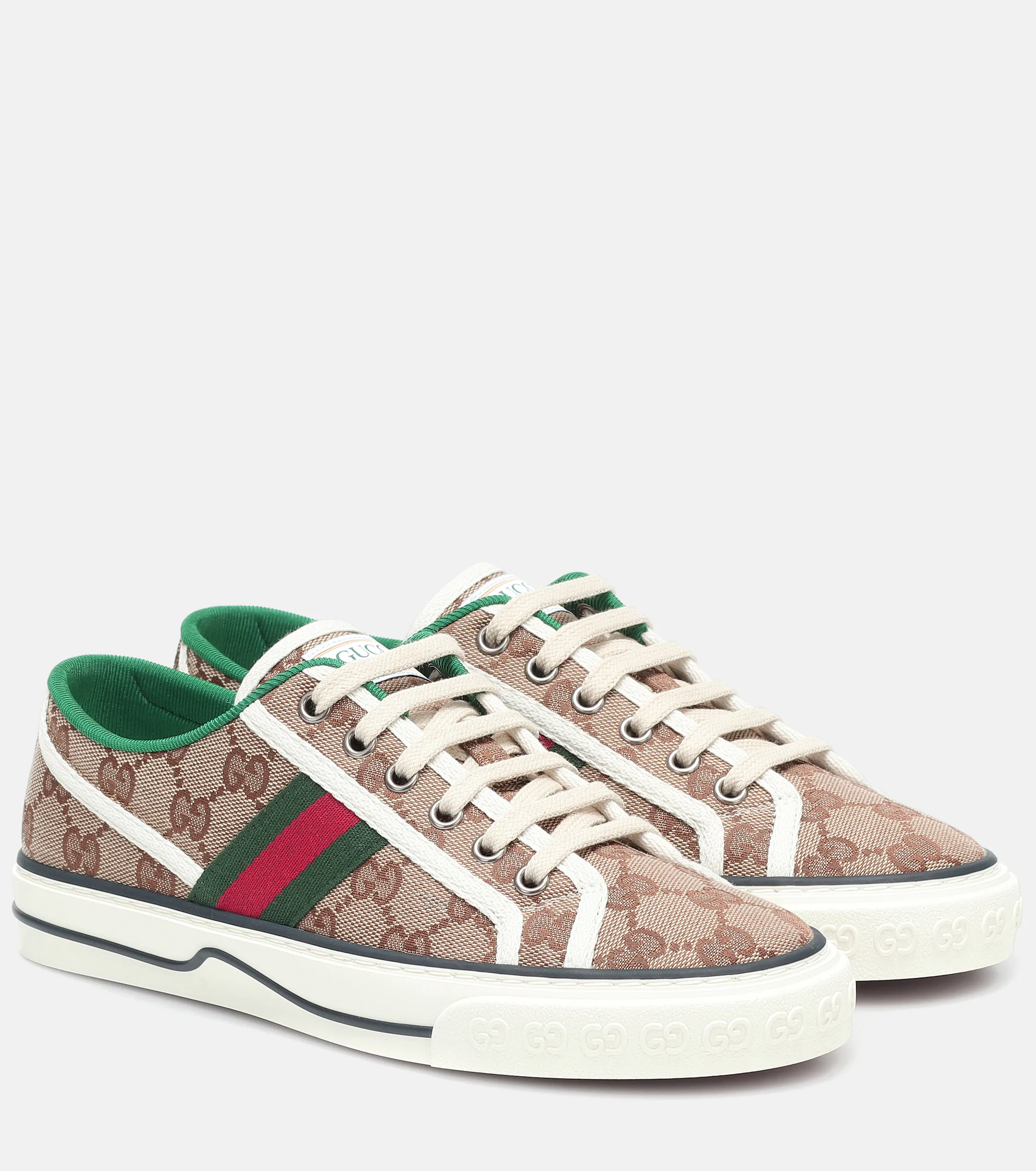 Gucci , Tennis 1977 , canvas sneakers, women , Beige - Image 3