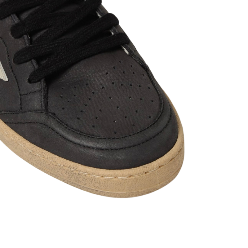 Golden Goose Ball Star in glitter with leather star and metallic leather heel tab Dark Grey Sand(Men) - Image 4